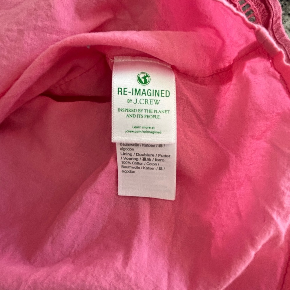 Pink Ruffled Kids Dress. Size 7 - Picture 4 of 6